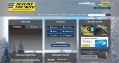 Desktop Screenshot of beverlytire.com
